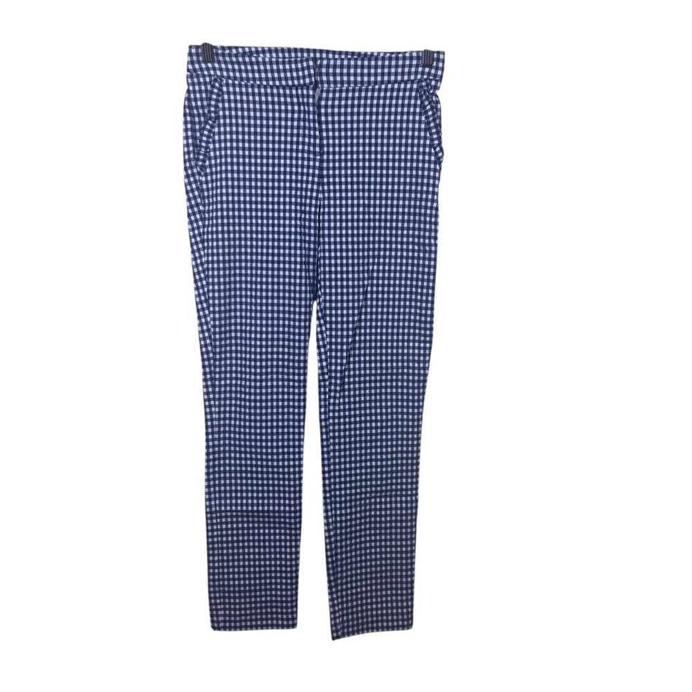 Cynthia Rowley Gingham Trousers Size 4 - Picture 3 of 7